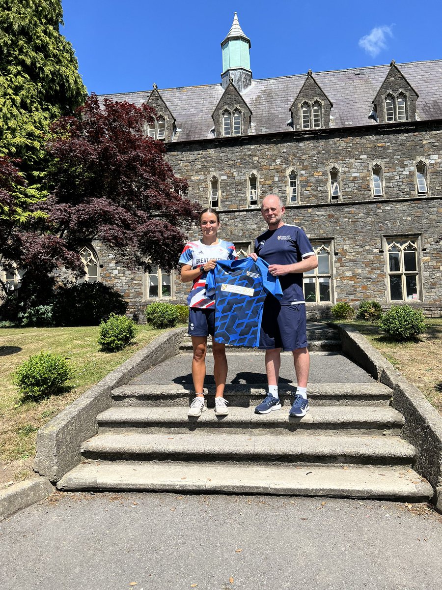 UWTSD's tweet photo. What a day to launch the new Academy of Sport at UWTSD 🤩☀️@Academy_UWTSD .
A big thank you to Olympian &amp; Welsh International 🏉 @joyce_jaz for launching the academy with us today! Keep your eyes peeled over the next few months 👀 some exciting news to follow! #AcademyOfSport https://t.co/xluRNtn83g