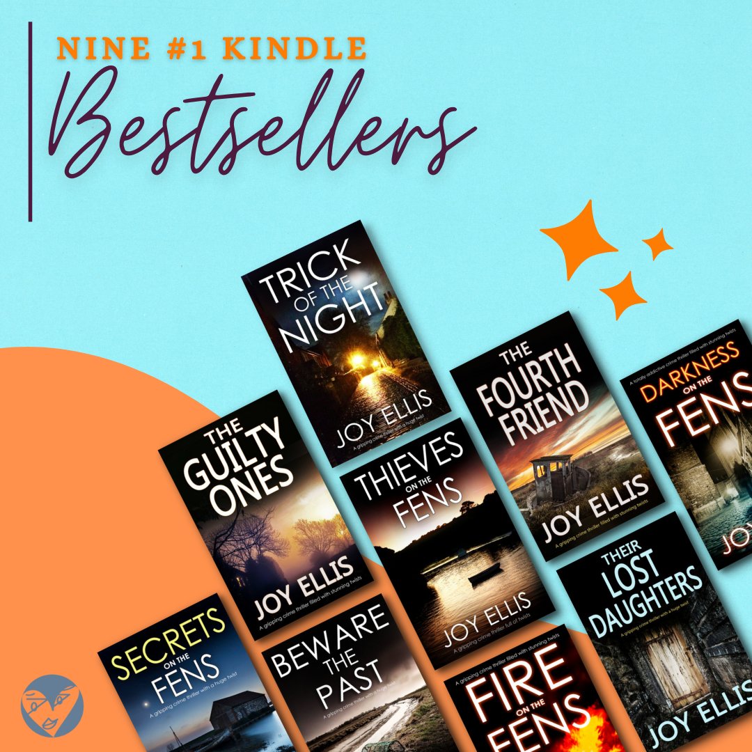 JoffeBooks's tweet photo. HUGE congratulations to Joy Ellis for hitting #1 in the Kindle Store with not just one but NINE of her addictive crime thrillers! Her latest, TRICK OF THE NIGHT, was an instant #1 bestseller and you can get it here for £2.99 | $4.99: https://t.co/ghn0bjWfzY https://t.co/K3zEZWibmR