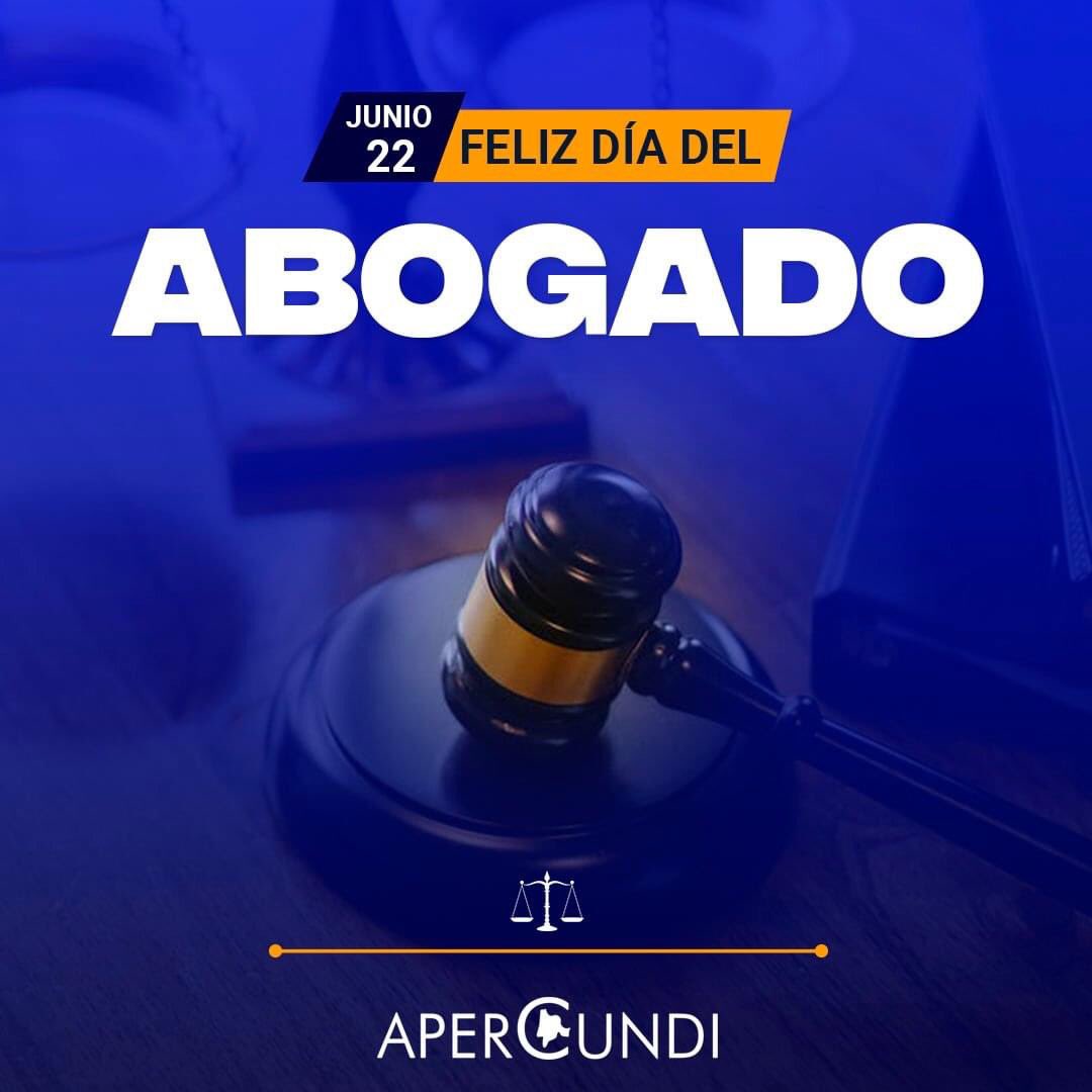 APERCUNDIN's tweet photo. 👩🏻‍⚖️👨🏻‍⚖️ Hoy 22 de junio, @APERCUNDIN celebra el #DíadelAbogado exaltando el importante trabajo que realizan cada uno de los personeros (as) del departamento y del país en sus comunidades a través de sus labores diarias, siempre en pro del bienestar y la defensa de los DD.HH. https://t.co/5cX6cw802b