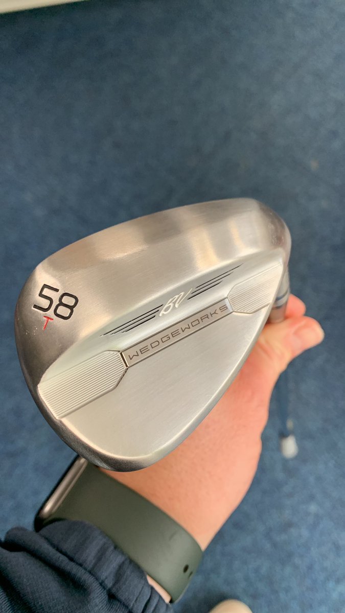 oneputtpistol's tweet photo. The new @TitleistEurope T-Grind is a thing of beauty and borderline idiot proof 🤪 thanks @mikeybaxter87 for the support! #SM9 #Titleist #Newgrooves @Titleist @TurnhouseGolf https://t.co/4MSBLLUAHT
