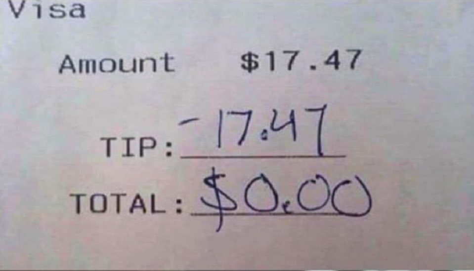 dogeofficialceo's tweet photo. How I afford to eat out during this crypto bear market https://t.co/uH7CYK3bCj