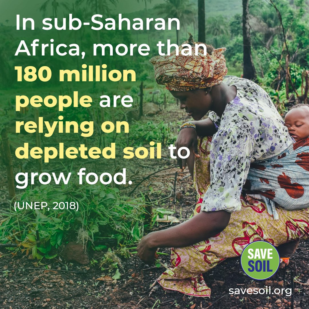 MaxForrow's tweet photo. In sub-Saharan Africa more than 180 million people are relying on depleted soil to grow food. (UNEP, 2018) #SaveSoil https://t.co/SCY4HPT4Ng
@cpsavesoil @SadhguruJV https://t.co/gFKs1lrNng