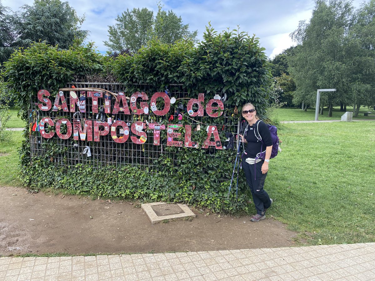 SiwanTG's tweet photo. I’ve done it! So many generous people have donated tot>£10 for every one of the 500 miles walked. You can still donate to @BowelsOfStMarks @StMarksHospital @LNWH_NHS No blisters. No taxis. All my own 2 👣🇪🇸🚶🏼‍♀️@BritSocGastro. https://t.co/AhgRb1pHTW https://t.co/oUnHU6U3Bs