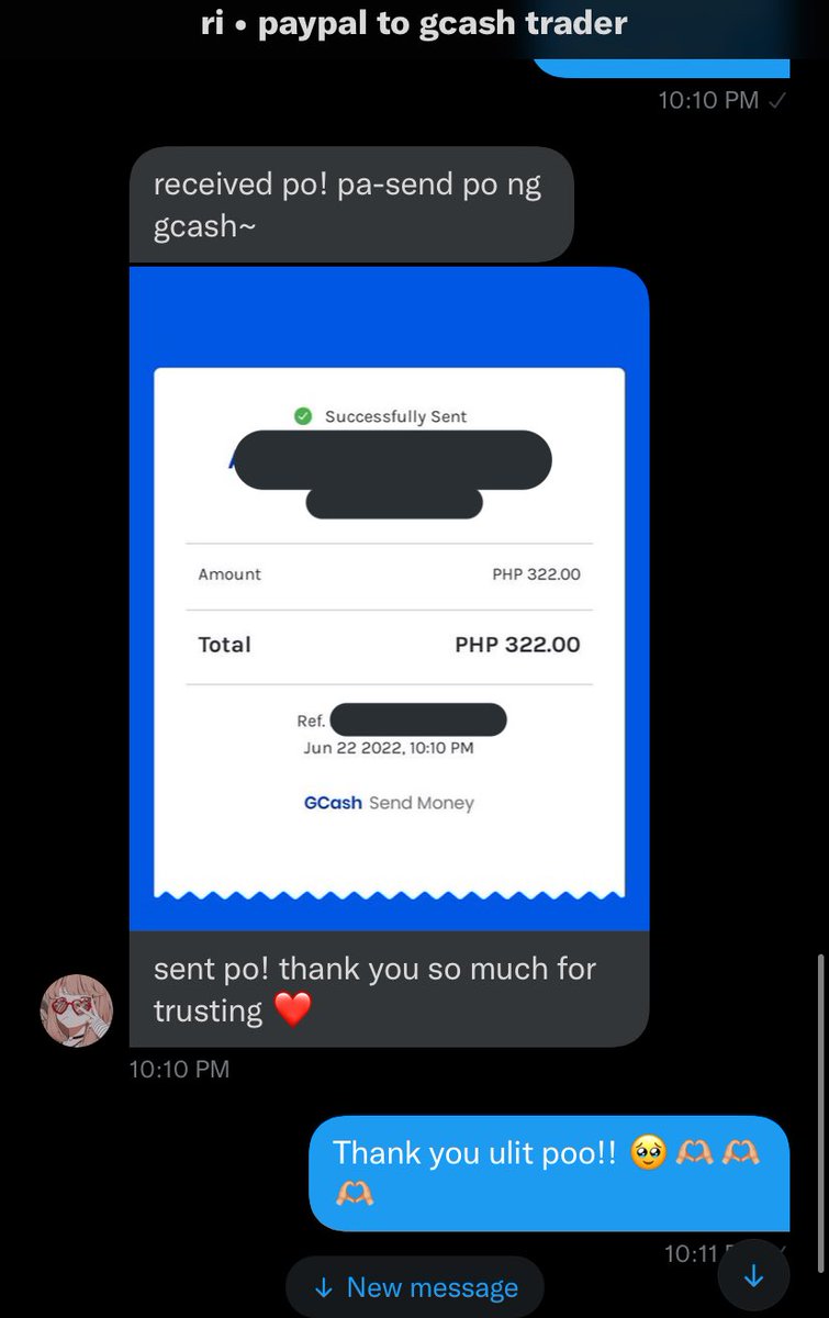 jiminhaul's tweet photo. grabe na pabasbas $5 ng paypal 😂 thank you again!! 🤍 masaya kaming lahat HAHAHA
pa-transfer na kayo friends! legit, fast, and super baitt!!
@aeystri #riproofs https://t.co/RVramoL4qd