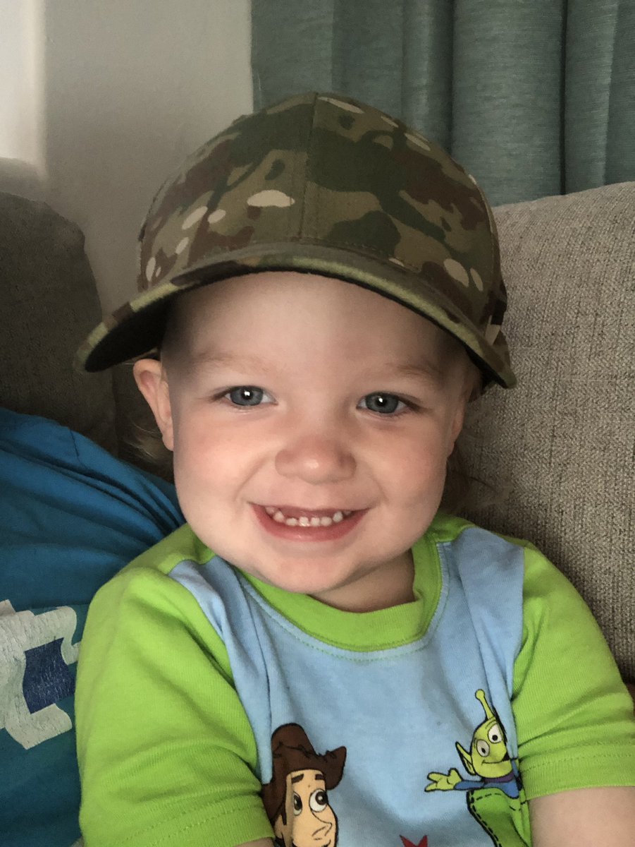 CoachNeilson_FB's tweet photo. Best part about working nights for a few weeks is waking up with the kids! Liam loves wearing my hats! He wakes up and picks out a hat to wear. He’s a hat guy like me! ❤️❤️ #Almost2 #LiamThomas https://t.co/veAW0bGjgj