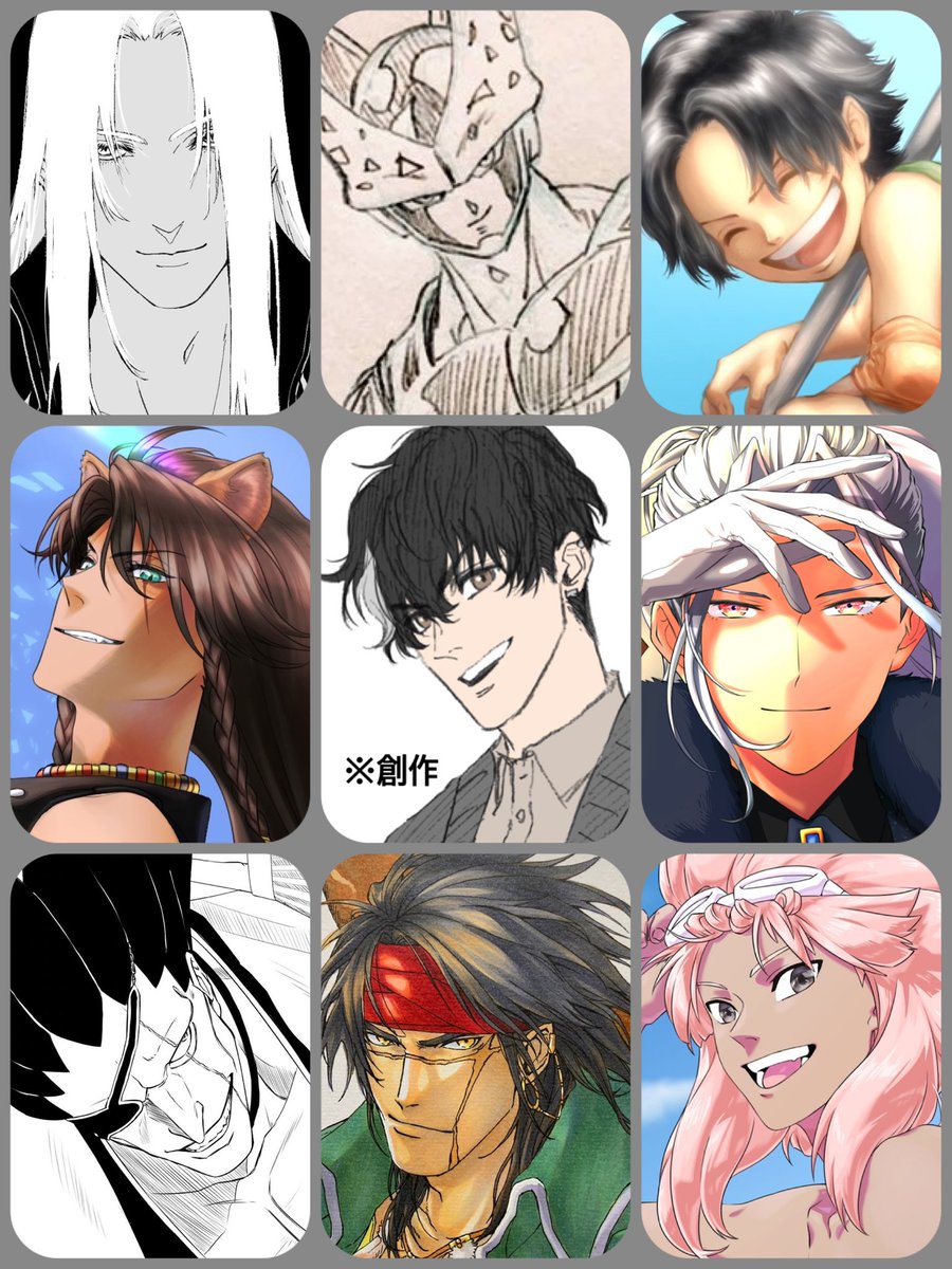 何も気にせず創作キャラを描いた時と版権を描こうとした時 
