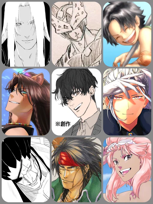 何も気にせず創作キャラを描いた時と版権を描こうとした時 