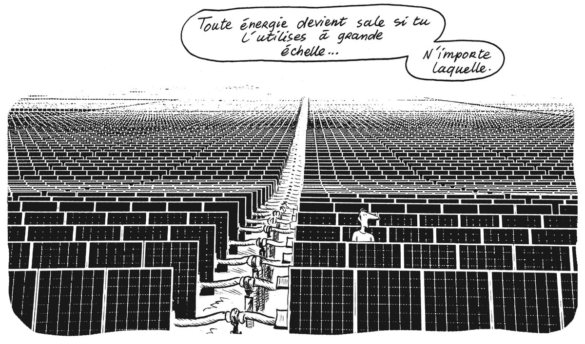 Christophe Blain, "Le monde sans fin", noir &amp; blanc... 