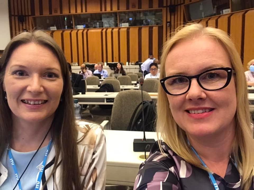 HimmanenHeidi's tweet photo. Two weeks of @ITUradiocomms work on IMT-2030 soon to wrap up in Geneva. Me for @TraficomFinland and @BlueMarja @6Gflagship contributing for #Finland 🇫🇮. Thanks to colleagues, @6GFinland and @lvmfi for support.
#6G #UN #sustainability #society #spectrum #vision #futuretechtrends https://t.co/QAmg1GhGEf