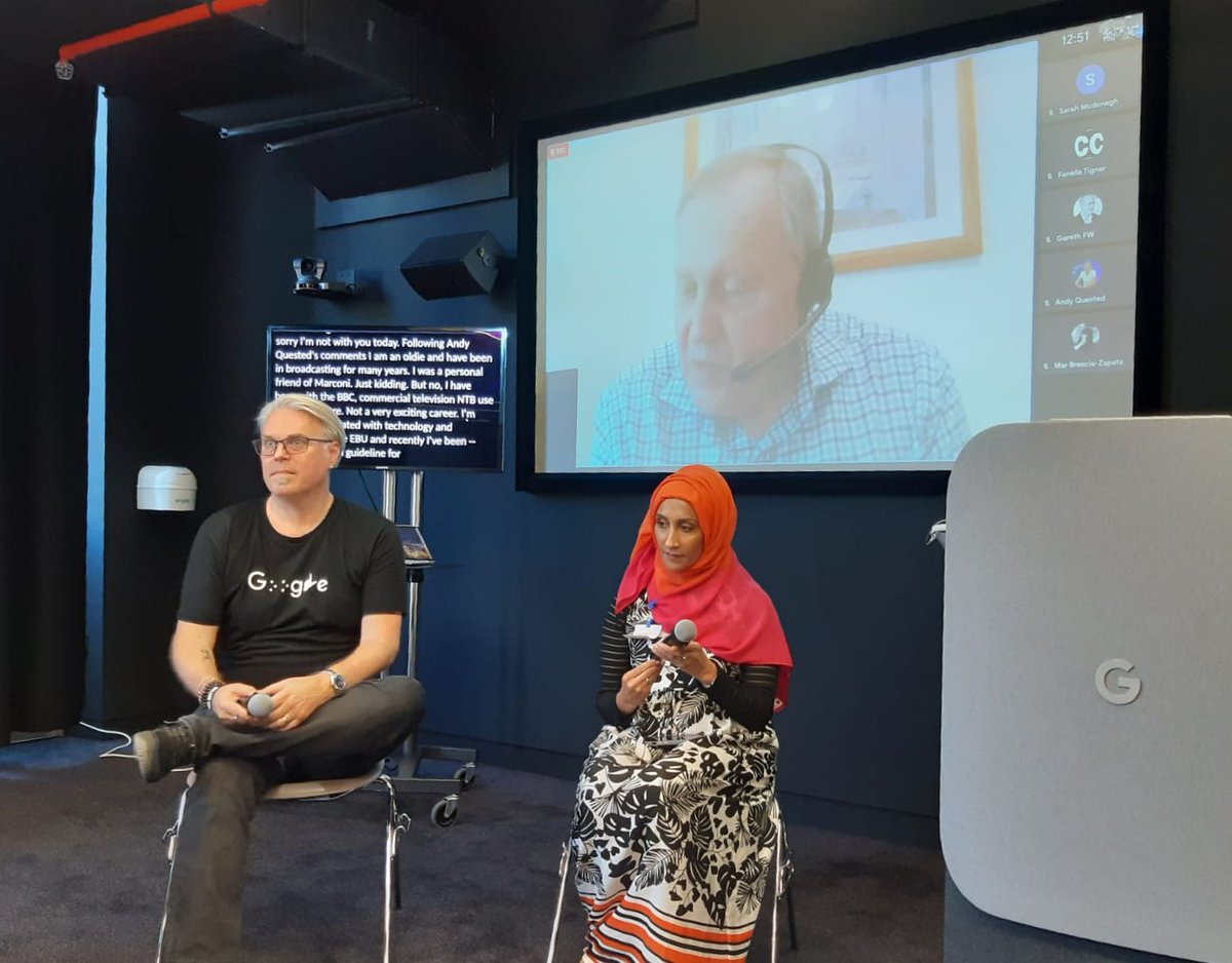 It's been another intriguing roundtable on #Digital #Accessible #Media!

Chair: David Wood <a href="/EBU_HQ/">EBU</a> 
Christopher Patnoe <a href="/googleaccess/">Google Accessibility</a> 
Nigel Moore <a href="/Sony/">Sony</a> 
Gareth Ford Williams ex-#BBC
Sumai Latif #P&amp;G