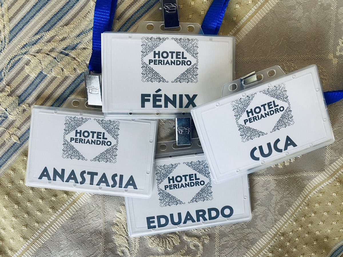 Desde hoy y hasta el próximo 1 de julio me encontraréis instalado junto a un grupo de loc@s maravillos@s en el Hotel Periandro, más conocido como #ElHotelDelFinDelMundo 🧡🎬🤟🏻🏨.