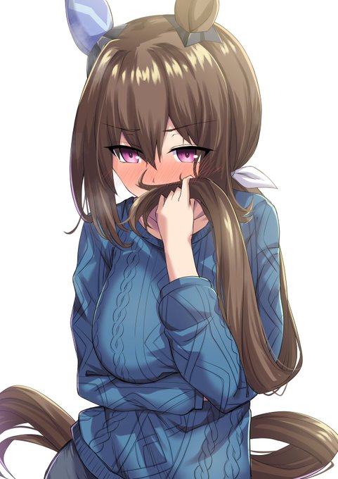 こっちむいてアヤベさん……
#ウマ娘 