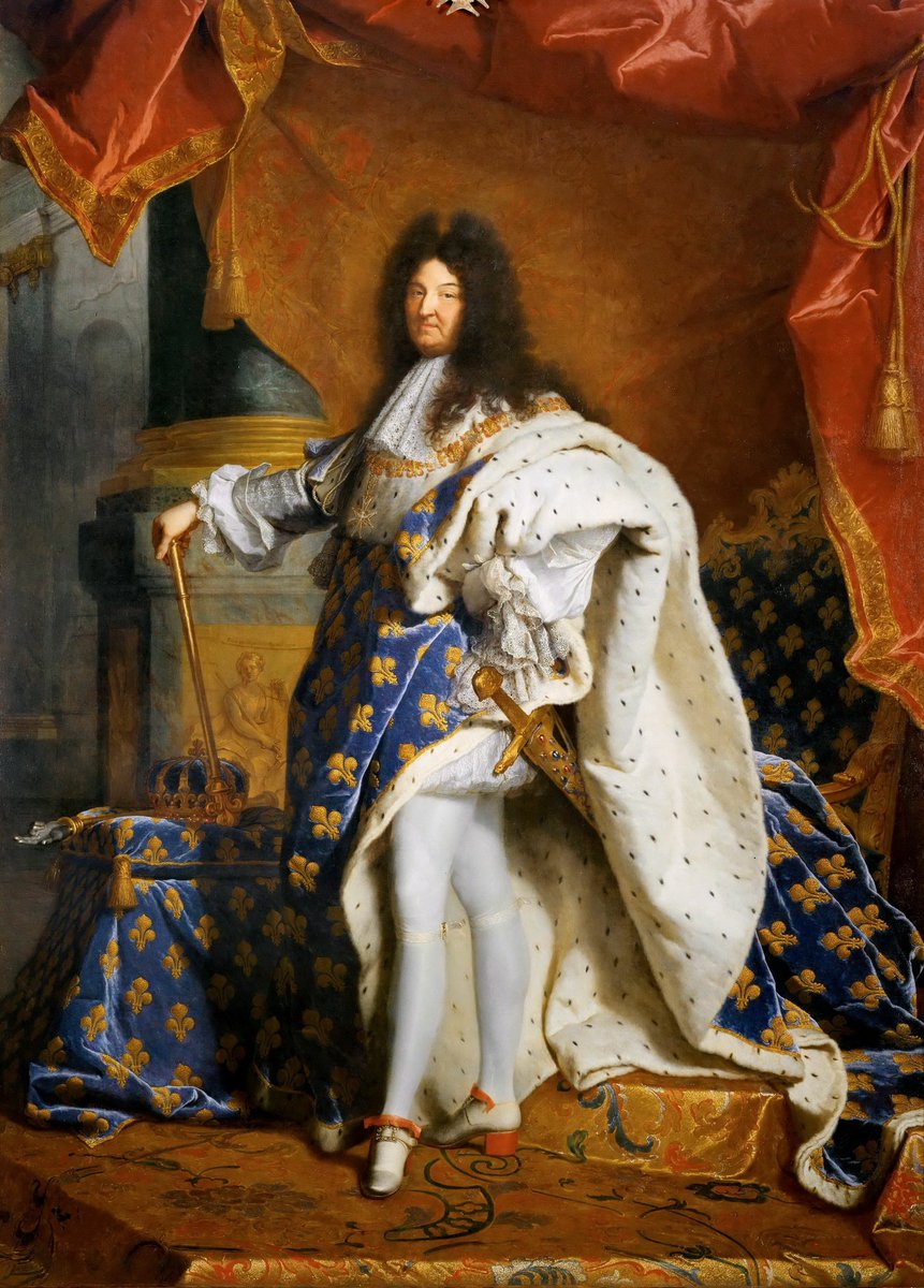 SiaArte's tweet photo. Il ritratto di #Rigaud, Luigi XIV, immortalato come icona del potere assoluto, è la quintessenza dell'epoca del Re Sole. Con Rigaud il ritratto diventa a tutti gli effetti uno strumento propagandistico per accrescere la fama del re più potente d'Europa e della supremazia francese https://t.co/6PRIRrmJzZ