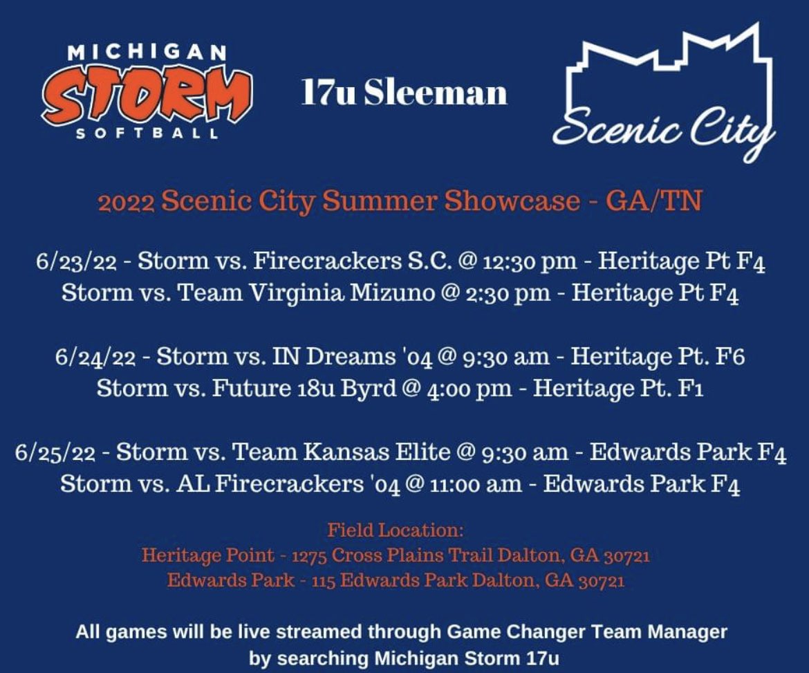 It all begins tomorrow…Scenic City and tournament #2