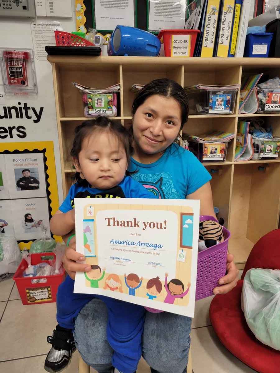 LeJardinCC's tweet photo. #parentenagement Thank you, parents and teachers! Education recognized the parents who got creative and helped make incredible story time baskets for a literacy and dramatic play activity. 🌻❤
#HeadStart #EarlyHeadStartCuties #Involvedparents @NatlHeadStart @HeadStartgov https://t.co/HamXtWDBQi