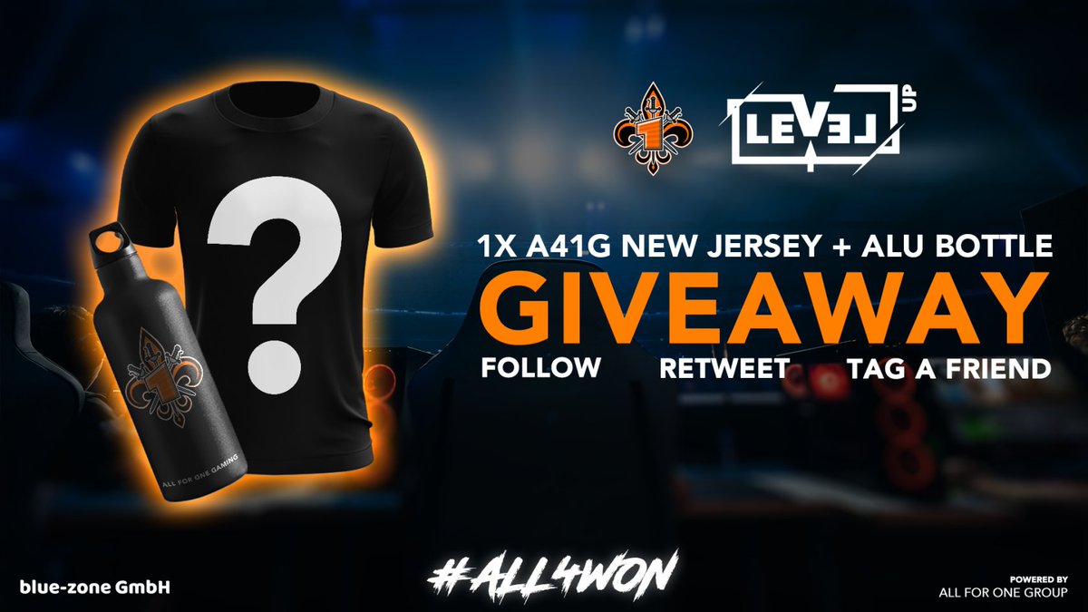 all41_gaming's tweet photo. Giveaway time! Only about a week until Level Up starts and we introduce our new jersey!

You can win the first new A41G jersey and an A41G water bottle!

Terms of participation:
1. follow us 
2. retweet this post
3. tag a friend

Good luck!
Giveaway ends on 30.06.2022 at 23.59 https://t.co/ERtjdQGCZK