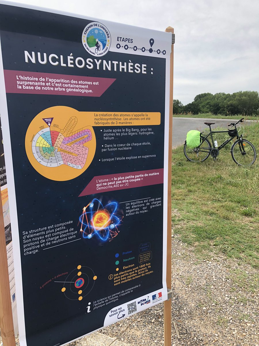 AAsj45's tweet photo. Après plus de 2 ans d’attente, nous installons enfin une partie du #chemindelunivers qui raconte l’histoire de notre univers sur le parcours de #laLoireavelo entre Jargeau et Sandillon… présente cette année jusqu’au 7 juillet . Have fun !🤩🤩🪐🌍 https://t.co/j3eV1rz43m