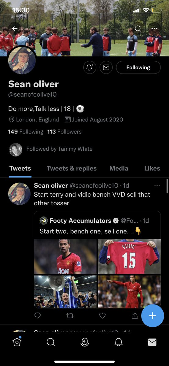Maleia18's tweet photo. @seancfcolive10 
Don’t buy any festival tickets from this account, will scam you. https://t.co/CzAr64cI2G