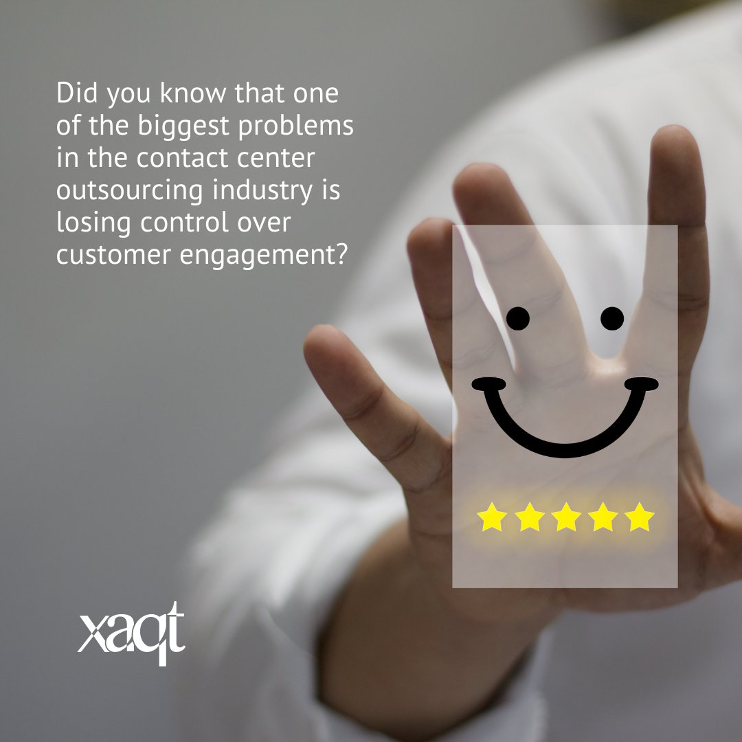 This primarily occurs due to the misalignment of your organisational values with that of the service provider.

Finding the best-fit partner that reflects your corporate values is an invaluable long-term solution to maintaining customer service.

xaqt.com