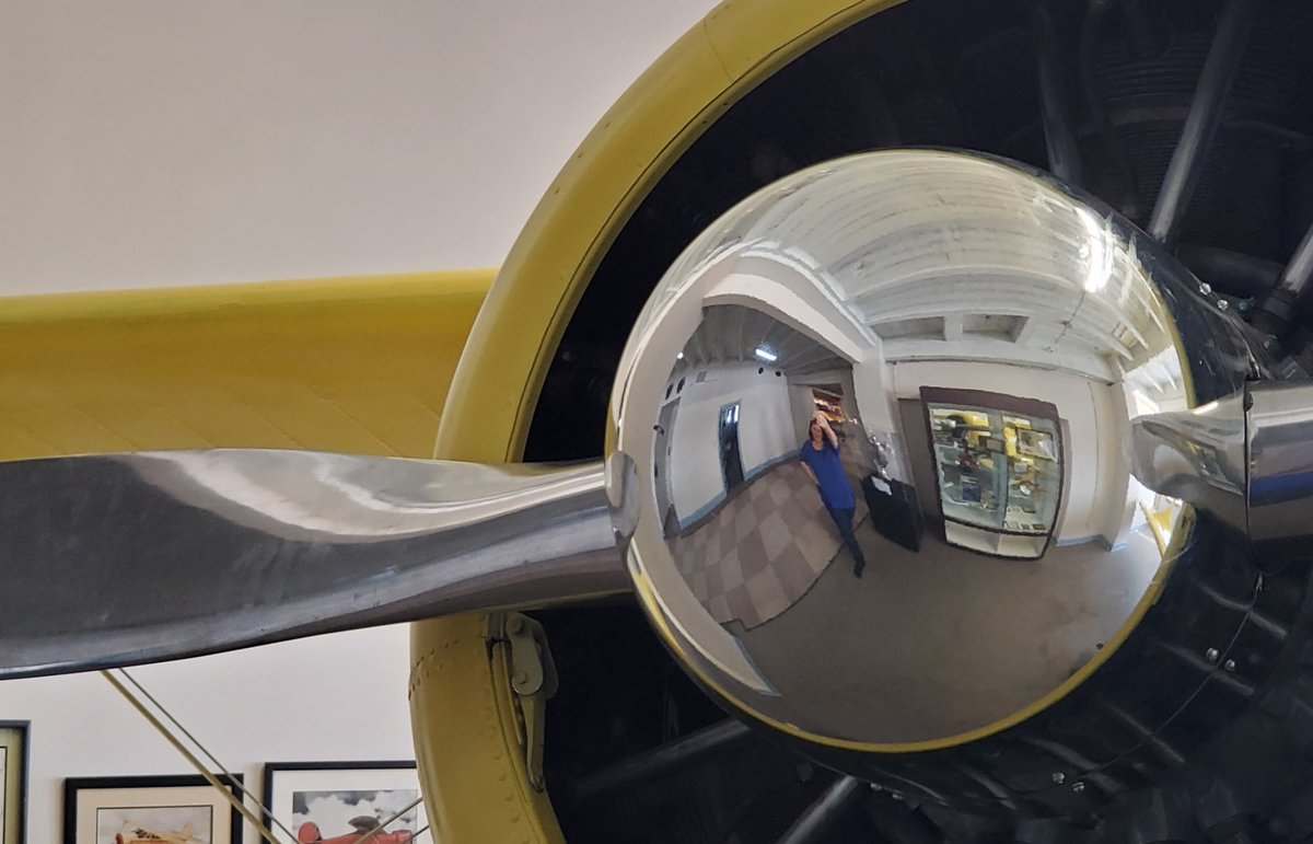 Sometimes this job is fun! Hanging out at the Kansas Aviation Museum today and tomorrow for special shoots! Got here a little early to set up and, honestly, enjoy the planes! #kakenews #aviationlovers #aviationgeek