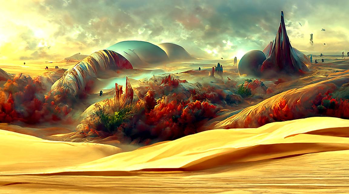 "Desertscape" - made with <a href="/NightCafeStudio/">NightCafe Studio</a> 

creator.nightcafe.studio/creation/O834J…

#aiart #nightcafe #digitalart creator.nightcafe.studio/creation/O834J…