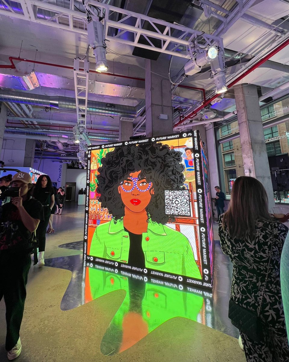 Are you at @nft_nyc ?

Then you wouldn’t want to miss this amazing Future Market by @Coinbase_NFT ✨ We are so honored and grateful to be one of the projects to be on display there #WomenRiseNFT ❤️ #NFTNYC #WomenofWeb3 #WomeninWeb3