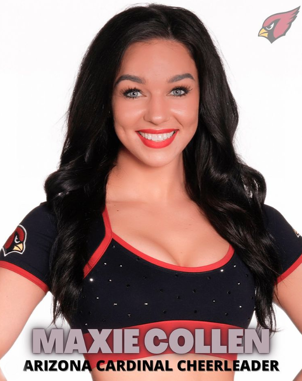 SCSUGrad's tweet photo. Congratulations to former #SCSU dance team member Maxie Collen on being named an @AZCardinals cheerleader! Maxie was the captain of the @stcloudstate dance team. #UnleashTheFuture #BHuskiesPROUD #UnleashAmazing https://t.co/VOHXVs21Tx