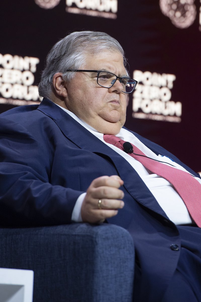 pointzeroforum's tweet photo. Policymakers Agustín Carstens @BIS_org, Ravi Menon @MAS_sg, and Prof Thomas J. Jordan of @SNB_BNS joined Manisha Tank to discuss the role of the regulator in an uncertain environment, sharing their perspectives on #crypto, #sustainability, and the #futureoffinancialservices. https://t.co/D9y5YYMyR4