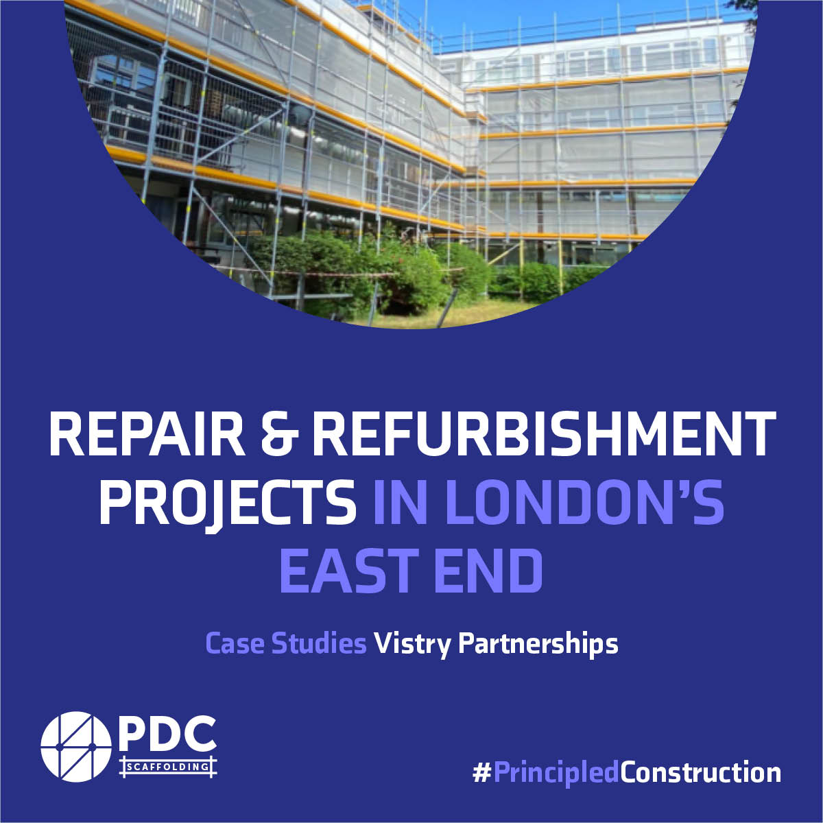 PDC_Scaffolding's tweet photo. We have just posted a new case study on our website, 
We have worked with Morgan Sindall Construction providing our new system scaffolding for recent repair and refurbishment projects in London’s East End.
See more about two of these projects below: 
https://t.co/3d4e1ZKuFu https://t.co/zyRa1yllfl