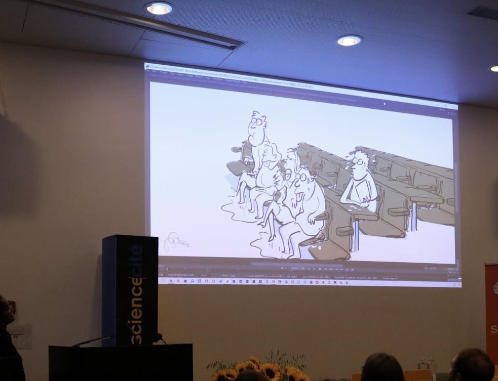 ScienceEtCite's tweet photo. Unser Live-Illustrator Jonas Reber hat die #ScienceComm22 grossartig zusammengefasst. 
#visualization #illustration #wisskomm https://t.co/GOrRFZki8d
