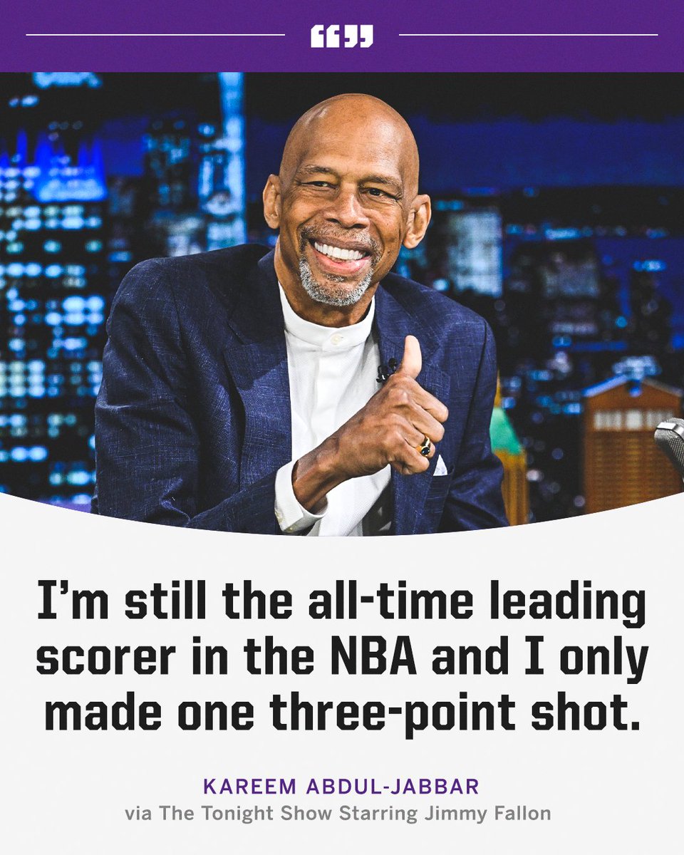 Kareem with the ultimate flex 😂