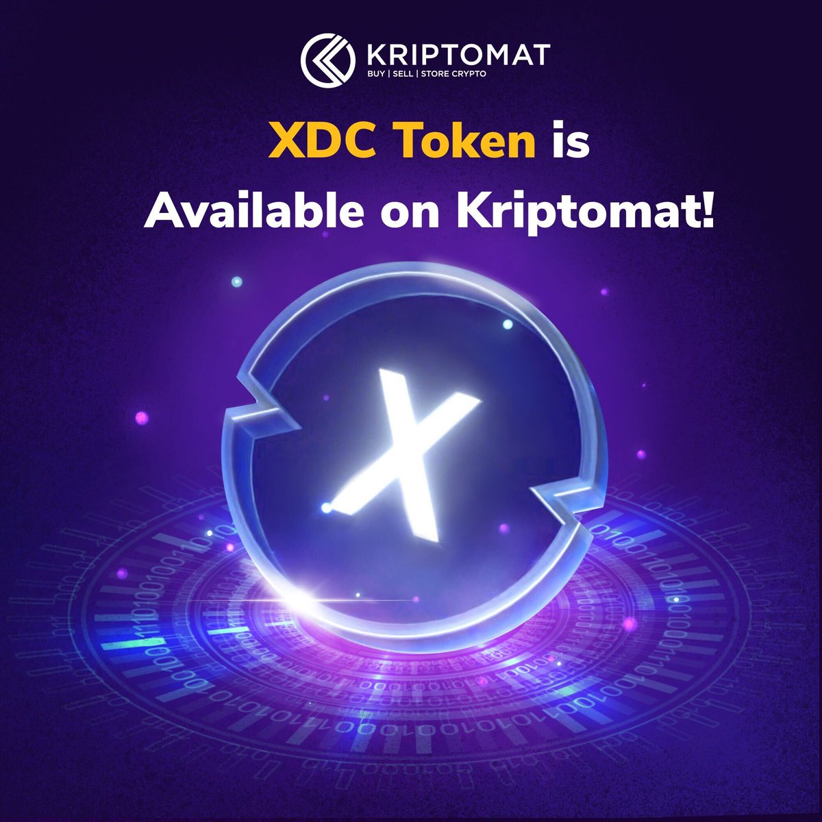 kriptomat's tweet image. #XinFin is reinventing enterprise finance with #XDCNetwork, a hybrid public/private protocol with ISO 20022-compatible messaging for synergy with the offchain world. Buy $XDC tokens at Kriptomat.io. #XDC #DeFi #IoT #Kriptomat