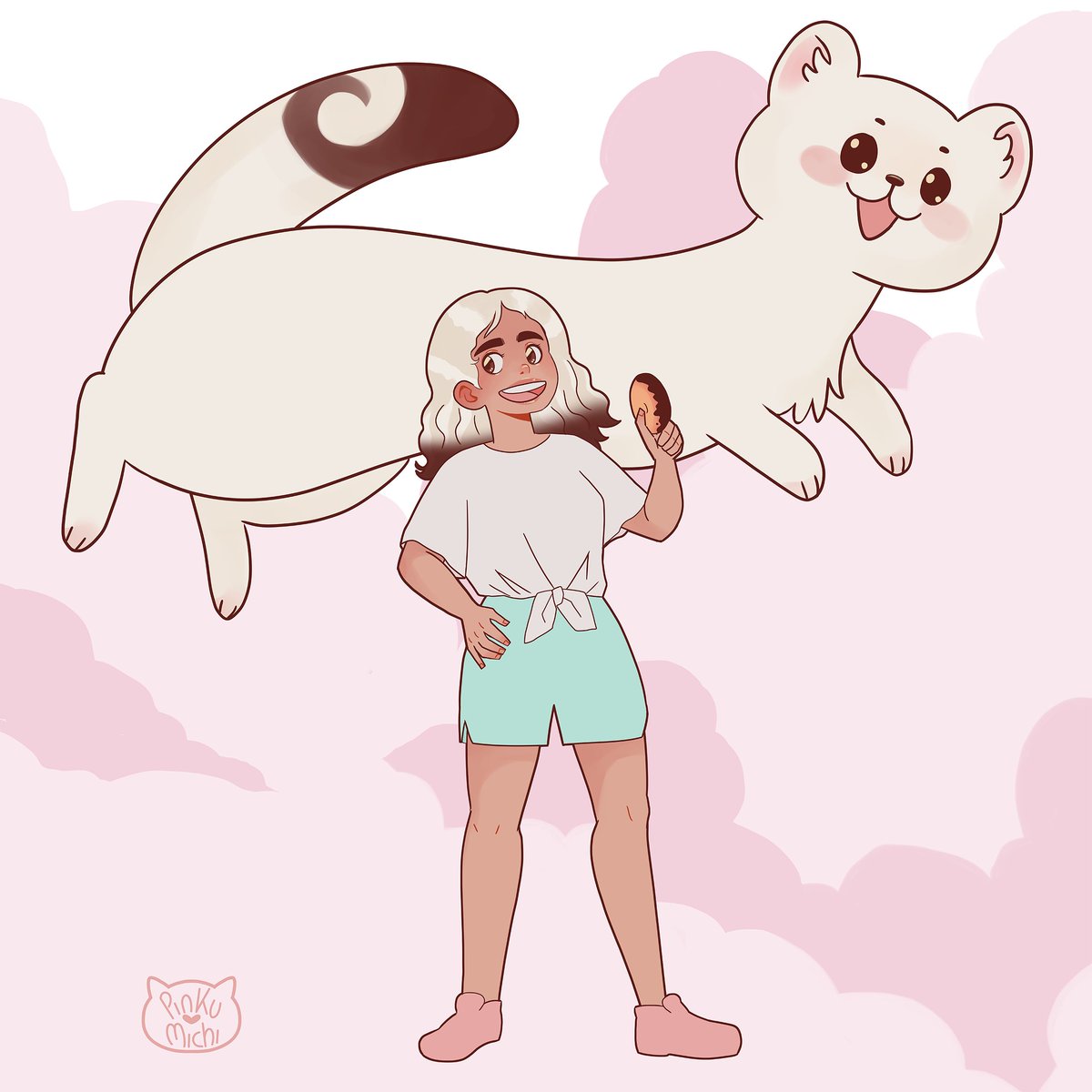 pinku_michi's tweet photo. Turning Red RedSona PinkuMichi ʕ•ᴥ•ʔ #redsona #redsonas #redsonaart #stoat #armiño https://t.co/Lbdm1KY1AC
