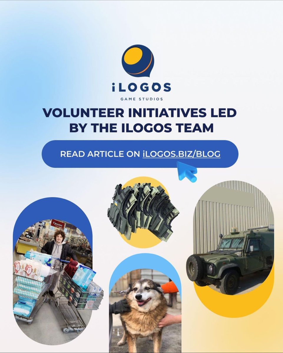 iLogosGames's tweet photo. How does the #iLogosteam volunteer? ๐ซถ๐ป
Besides being gamedev specialists, our teammates have created some volunteer initiatives and actively participated in humanitarian and other volunteer projects.
See how: https://t.co/H3cSyUQzBL
#ilogosgamestudios #ilogos #gamedev https://t.co/fvVeGji8Vl