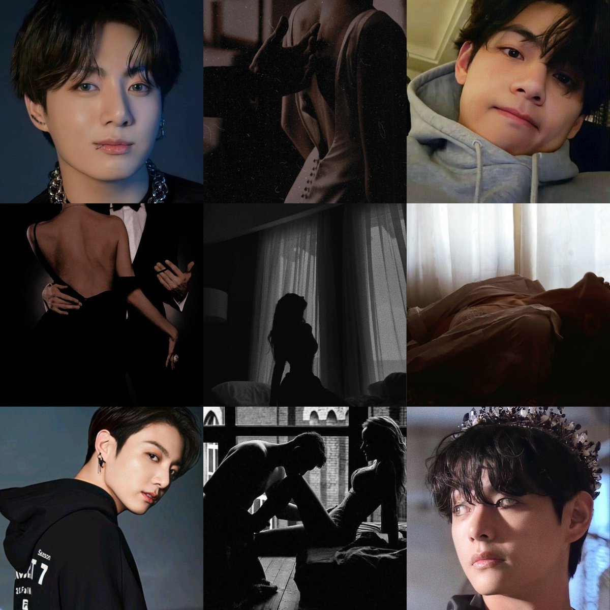 rootedinkv's tweet photo. #taekookau 

Kím Tàehyung, the omega prince loved to buy pretty things for himself, the modern era allows him to have anything under his palm except for Jungkòok, the newly appointed bodyguard or is it?
Or 
An au where Prince Tàe caught the attention of Seoúl's mafia leader JK. https://t.co/xjXsH3LVg7