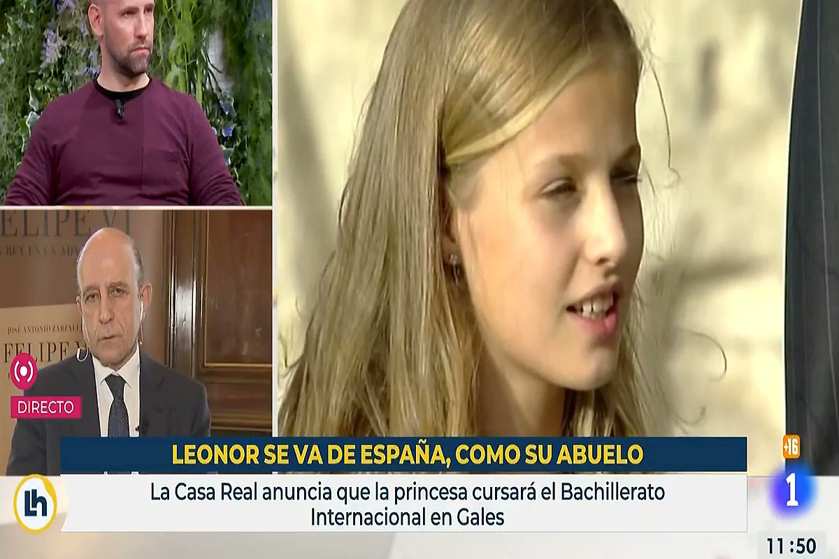 El TSJ de Madrid anula el despido que RTVE le aplicó al guionista que escribió el rótulo: “ Leonor se va de España, como su abuelo” El tribunal ordena la readmisión del trabajador