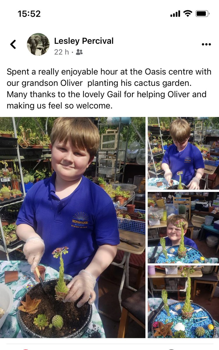 Ollie loved doing this yesterday @BluebirdClass . Lovely activity for anyone who’s into plants, nature, and gardening xx