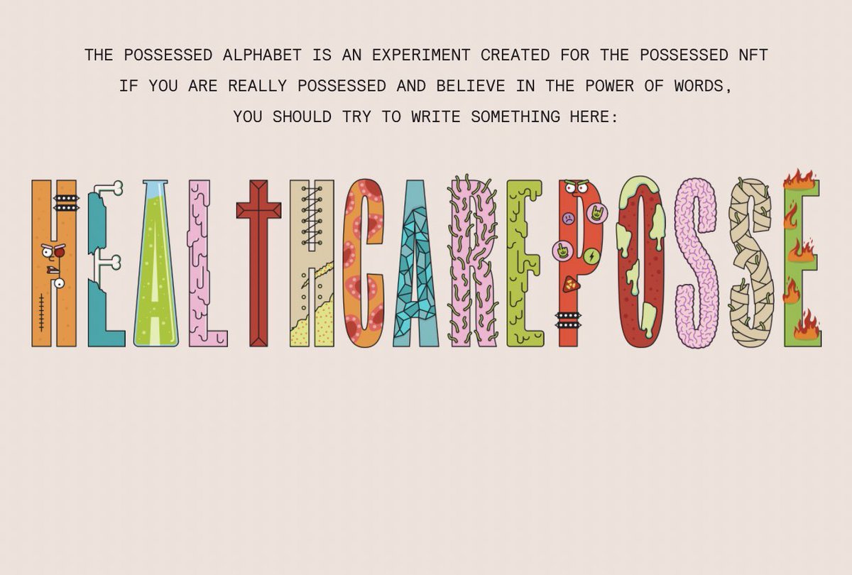 JessD43506791's tweet photo. What can you specifically talk about in the lab without health care specialists ?@PssssdLabReport @ThePossessedNFT @HealthcarePosse 
Top tier professionals 🧪💚
@Vky_toria love you sis 🥰❤️
#posse #possessednft https://t.co/ydtjz3baqg