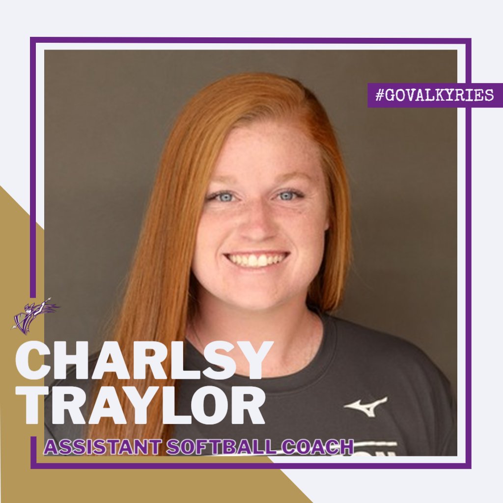 Converse softball fans, please welcome Charlsy Traylor as the team's new assistant coach! #GoValkyries

📰bit.ly/39FM0tj