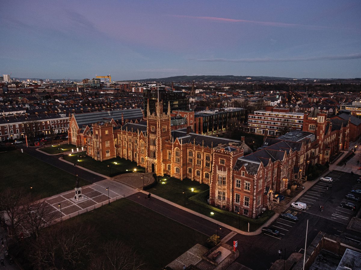 We are hiring TWO designers at <a href="/QUBelfast/">Queen's University Belfast 🎓</a>. And yes, our studio is in this main building.

Graphic Designer 
bit.ly/39HbUwE

Junior Designer
bit.ly/3OsJvJj

Closing
04/07/2022

#Belfast #BelfastHour