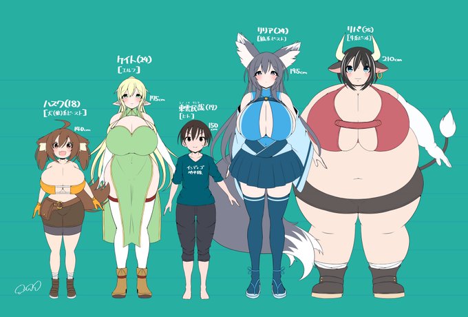 漫画用のうちのこ+αの立ち絵になります。真ん中の彼はこれから性癖をぐにゃぐにゃにねじ曲げていきます(誇張表現) 