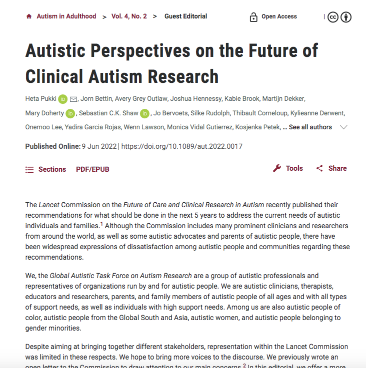 Autism In Adulthood tweet media