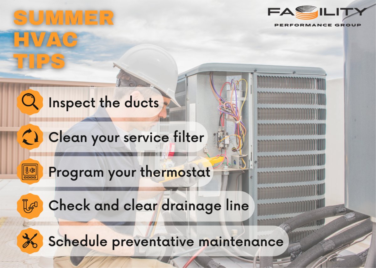 The hottest part of the year is here and we can't expect our HVAC systems to run efficiently without some TLC. Our Facility Performance professionals are sharing five tips to keep you cool and save you money this summer. 😎

concoconstruction.com/facility-servi…