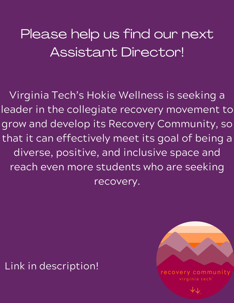 Would you or someone you know like to work with us? Feel free to share this link with someone you feel would make a great leader for our Recovery Community so that we may grow our community together.

careers.pageuppeople.com/968/cw/en-us/j…