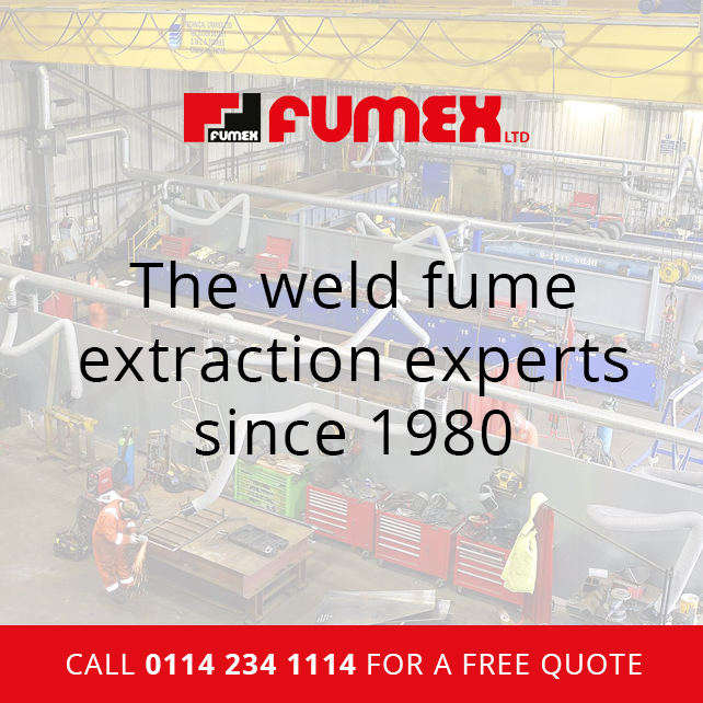 fumexltd's tweet image. We design and install mobile and fixed #WeldFumeExtractionSystems nationwide. Call us on 0114 234 1114 to discuss your requirements or arrange for a site visit by one of our experts. #WeldFumeExtraction #ExtractionSystems #ExtractionUnits