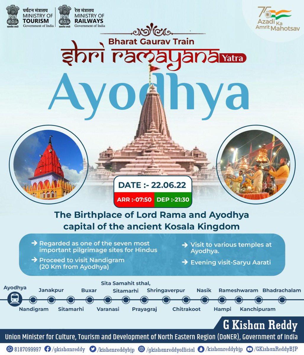 Ayodhya Photo,Ayodhya Photo by G Kishan Reddy,G Kishan Reddy on twitter tweets Ayodhya Photo