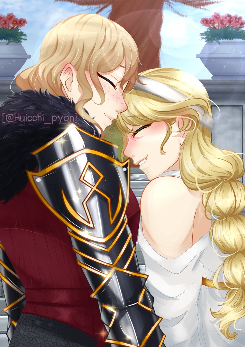 DreaminNitemare's tweet photo. Art of General Avlora and Queen Cordelia from Triangle Strategy by the amazing @Huicchi_pyon

Happy Pride Month! https://t.co/GL8mT50Zlw