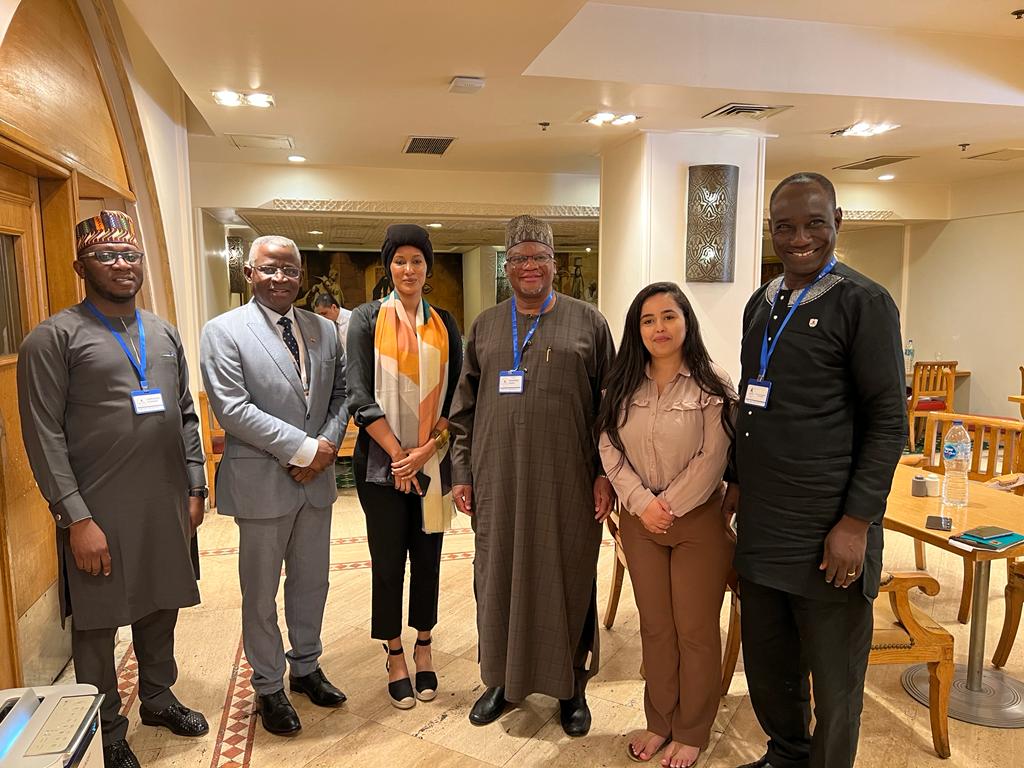 On the sidelines of the 3rd @AswanForum, had a great meeting with H.E. @WKanyirige, the Senior Advisor on Governance and Peacebuilding @AUC_PAPS. @lcbc_cblt  appreciates the strong support of the @_AfricanUnion to the stabilization of the #LakeChad region.