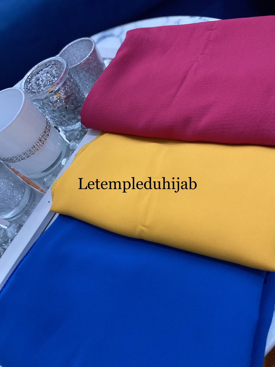 letempleduhijab's tweet photo. ✨Spéciale Promo✨

Des voiles en mousseline doux!

Des couleurs rares!

Une qualité top🥰🥰

Faites plaisir à vos proches!!

Tel : 77 834 38 31 

@_diarina_ @mareme_sadio @bingiewinkyg @fatimatou_bint_ https://t.co/AV5tUeltpj