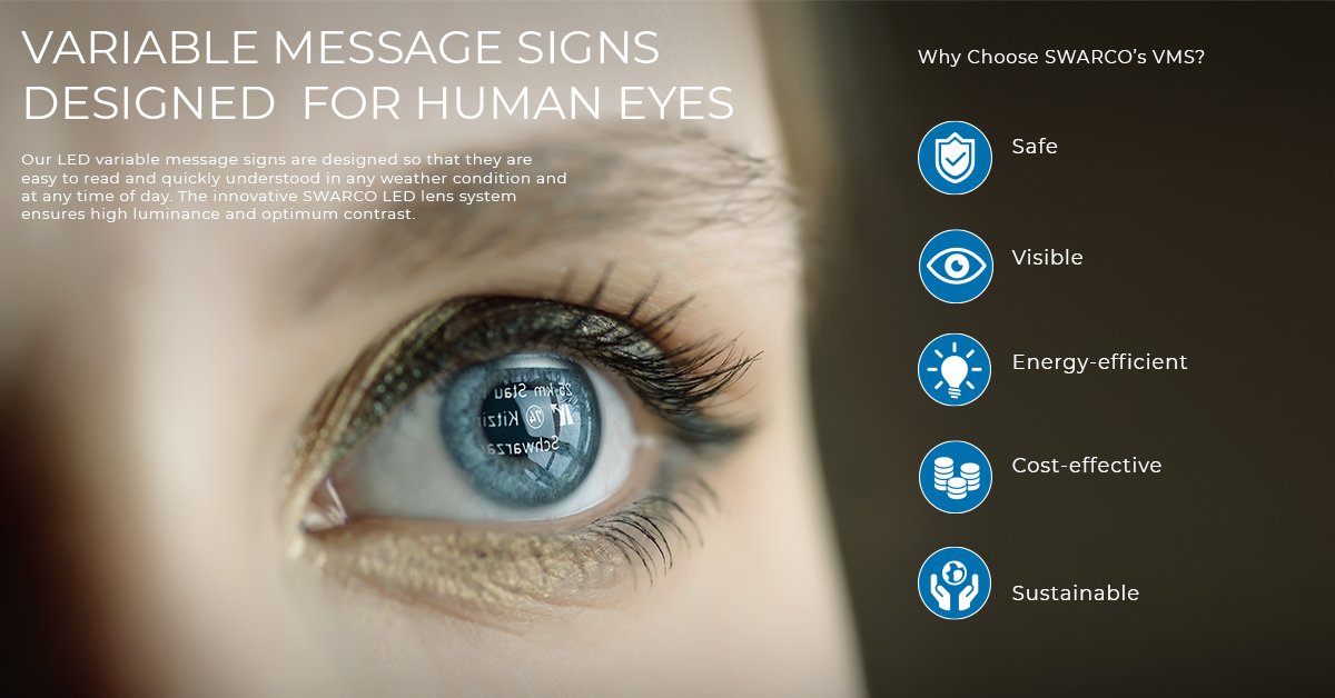 SWARCO_AG's tweet image. The hallmarks of SWARCO’s LED variable message signs are safety and visibility, compatibility and durability, energy efficiency and sustainability. 
swarco.cc/zf
#SWARCO #VariableMessageSigns #Visibility #EnergyEfficiency